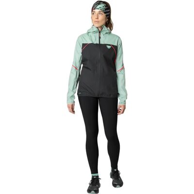 Dynafit Damen Alpine 3L Jacke - Schwarz/Grün/Rot Dynafit Damen Alpine 3L Jacke - Schwarz/Grün/Rot