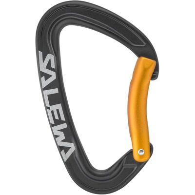 Salewa Ortles Bent Carabiner - Lightweight, Ergonomic, Versatile - Carabiner Salewa Ortles Bent Carabiner - Lightweight, Ergonomic, Versatile - Carabiner