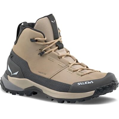 Salewa Puez Leather Mid PTX - Chaussures de Randonnée Imperméables - Publicité Salewa Puez Leather Mid PTX - Chaussures de Randonnée Imperméables - Publicité