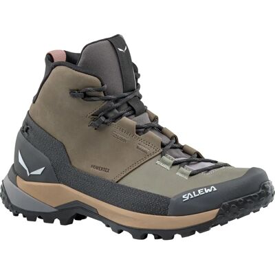 Salewa Puez Leather Mid Powertex - Bottes de Randonnée - Publicité Salewa Puez Leather Mid Powertex - Bottes de Randonnée - Publicité