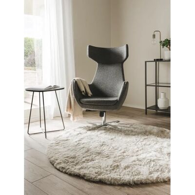 Benuta Tapis Rond Shaggy Beige - Publicité Benuta Tapis Rond Shaggy Beige - Publicité