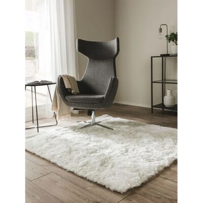 Benuta Tapis à Poil Long Blanc 150x150cm - Tapis - Publicité Benuta Tapis à Poil Long Blanc 150x150cm - Tapis - Publicité
