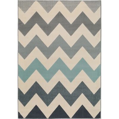 Tapis Dessert Bleu Scandinave Benuta - 160x230 cm - Publicité Tapis Dessert Bleu Scandinave Benuta - 160x230 cm - Publicité