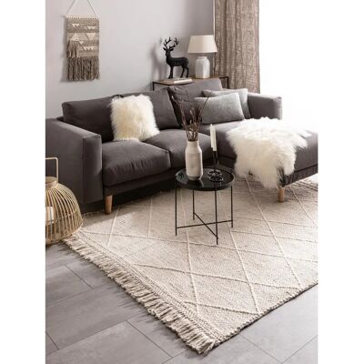 Tapis en laine beige Daphne Benuta - Publicité Tapis en laine beige Daphne Benuta - Publicité
