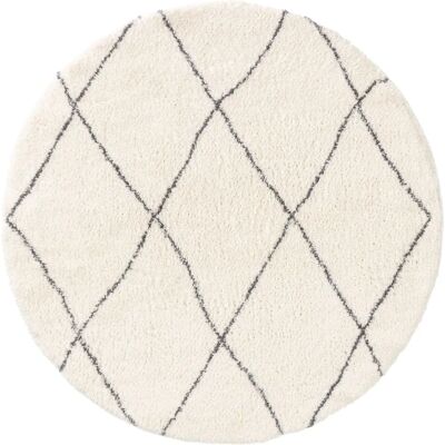 Tapis shaggy rond crème Benuta R160 - Tapis - Publicité Tapis shaggy rond crème Benuta R160 - Tapis - Publicité