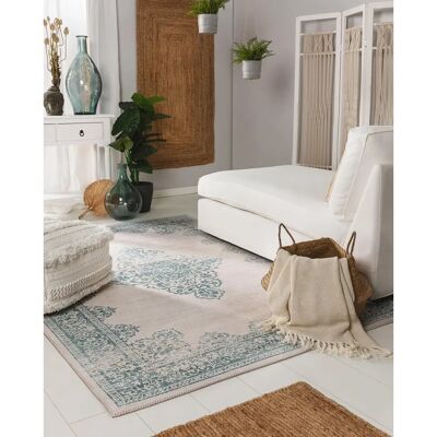Benuta Tapis turquoise 200x300 - Tapis - Publicité Benuta Tapis turquoise 200x300 - Tapis - Publicité