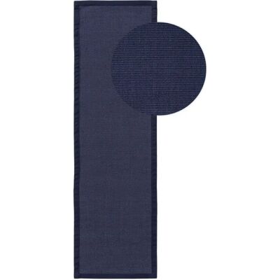 Tapis en Sisal Benuta - Bleu - 70x240 cm - Publicité Tapis en Sisal Benuta - Bleu - 70x240 cm - Publicité