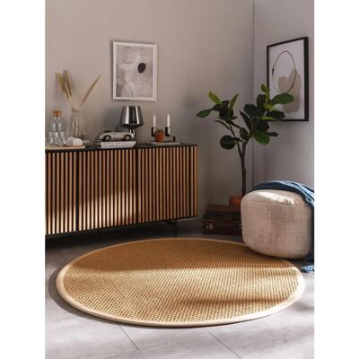 Alfombra de Sisal Greta Redonda - Estilo Clásico - 150cm Alfombra de Sisal Greta Redonda - Estilo Clásico - 150cm