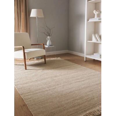 Alfombra de lana beige de Benuta - Decoración artesanal natural Alfombra de lana beige de Benuta - Decoración artesanal natural