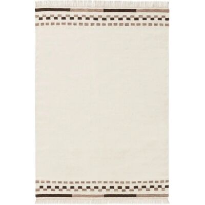 Tapis en laine Benuta Jivan - 120x170 cm - Crème - Ornement tropical - Rug - Publicité Tapis en laine Benuta Jivan - 120x170 cm - Crème - Ornement tropical - Rug - Publicité