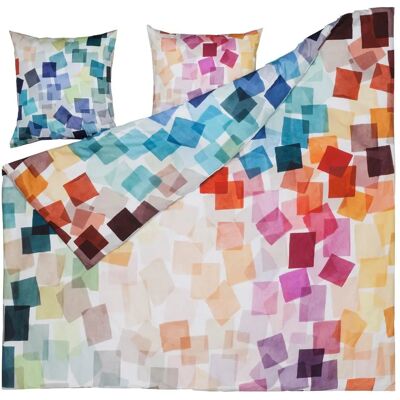 Estella - Mako-Satin Bettwäsche Puzzle multicolor - Puzzle multicolor - Bedding set Estella - Mako-Satin Bettwäsche Puzzle multicolor - Puzzle multicolor - Bedding set
