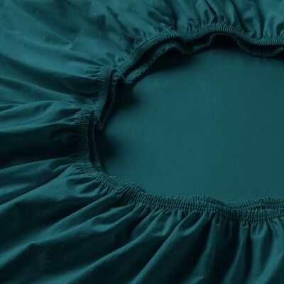 Estella Sábana bajera - Zwirn-Jersey, Petrol, 140-160x200-220cm - Ropa de cama Estella Sábana bajera - Zwirn-Jersey, Petrol, 140-160x200-220cm - Ropa de cama