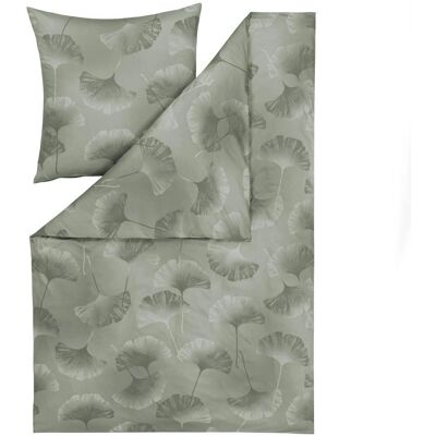 ESTELLA ISABELLA Olivgrün Mako Jersey Bettwäsche-Set ESTELLA ISABELLA Olivgrün Mako Jersey Bettwäsche-Set