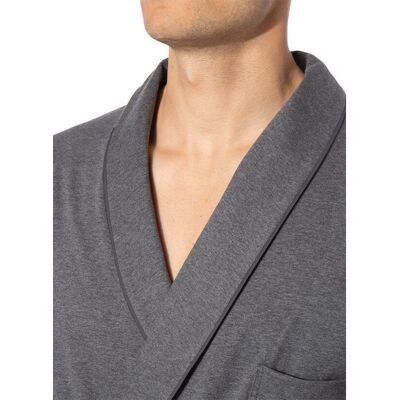 NOVILA - Lord - Anthrazit - Baumwolljersey - Hausmantel NOVILA - Lord - Anthrazit - Baumwolljersey - Hausmantel