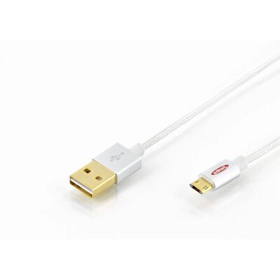 ASSMANN Electronic 31055 USB-Kabel - USB A Micro-USB B - Silber ASSMANN Electronic 31055 USB-Kabel - USB A Micro-USB B - Silber
