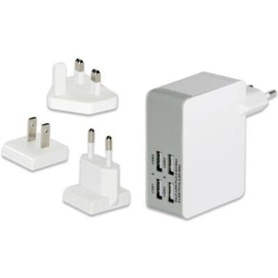 Ednet 31809 Cargador Universal Blanco AC - Cargador Ednet 31809 Cargador Universal Blanco AC - Cargador