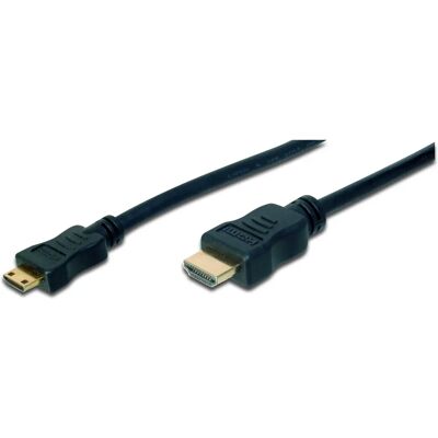 Câble HDMI Ednet 2m - Type A & C - Noir Câble HDMI Ednet 2m - Type A & C - Noir