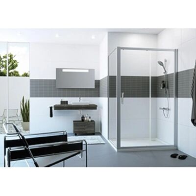 HÜPPE Hüppe Classics 2 Silber Matt Eckseitenwand - Duschkabine HÜPPE Hüppe Classics 2 Silber Matt Eckseitenwand - Duschkabine