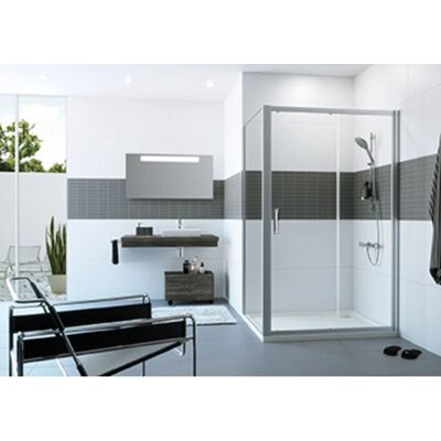 Hüppe C20509 Silber Matt Duschpaneel - Duschkabinen-Panel Hüppe C20509 Silber Matt Duschpaneel - Duschkabinen-Panel