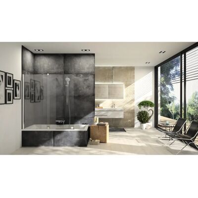 HÜPPE Xtensa Pure Duschtür - 120cm Breite, Silber HÜPPE Xtensa Pure Duschtür - 120cm Breite, Silber