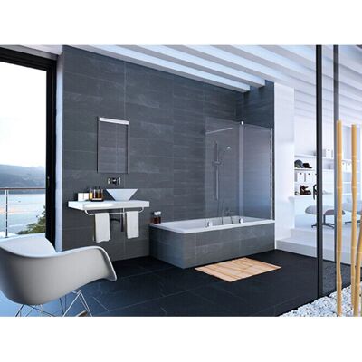 HÜPPE Xtensa pure Duschabtrennung - Teilgerahmt, 140cm, Silber HÜPPE Xtensa pure Duschabtrennung - Teilgerahmt, 140cm, Silber
