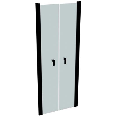 Hüppe Design pure hoekpendeltür - Douchecabine met ESG zandglas Hüppe Design pure hoekpendeltür - Douchecabine met ESG zandglas