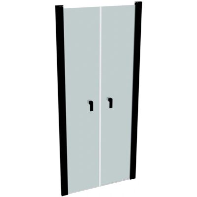 Hüppe Design pure 90cm Zwarte Editie Glazen Douchedeur - Douchecabine Hüppe Design pure 90cm Zwarte Editie Glazen Douchedeur - Douchecabine