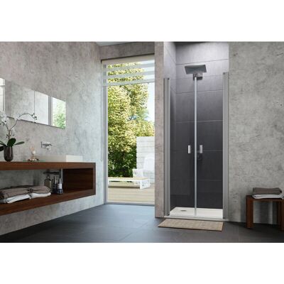 Hüppe Zwarte Editie Douchecabine - 78x190cm, Anti-Aanslag Glas Hüppe Zwarte Editie Douchecabine - 78x190cm, Anti-Aanslag Glas