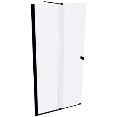 HÜPPE Xtensa pure Walk-In Gleittür - 100cm - Schwarz HÜPPE Xtensa pure Walk-In Gleittür - 100cm - Schwarz