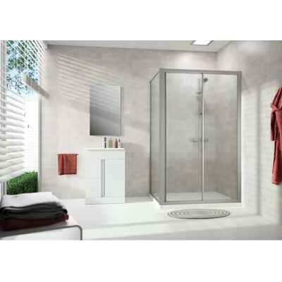 HÜPPE Alpha 2 Seitenwand - Rahmen 800x1900mm Duschelement HÜPPE Alpha 2 Seitenwand - Rahmen 800x1900mm Duschelement