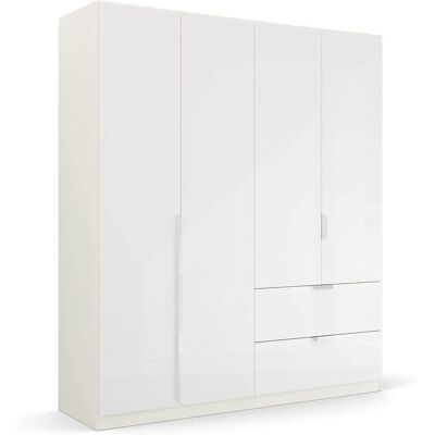RAUCH Glamour by Quadra Spin Kleiderschrank - 4-türig, Weiß, 181x210x54cm RAUCH Glamour by Quadra Spin Kleiderschrank - 4-türig, Weiß, 181x210x54cm