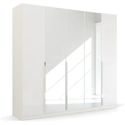 RAUCH Glamour by Quadra Spin Kleiderschrank - Hochglanzweiß, 5-türig, 210cm RAUCH Glamour by Quadra Spin Kleiderschrank - Hochglanzweiß, 5-türig, 210cm
