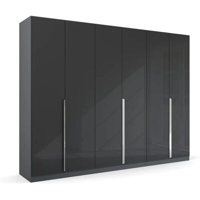 RAUCH Glamour by Quadra Spin Kleiderschrank - 6 Türen, 6 Einlegeböden, 3 Stangen RAUCH Glamour by Quadra Spin Kleiderschrank - 6 Türen, 6 Einlegeböden, 3 Stangen