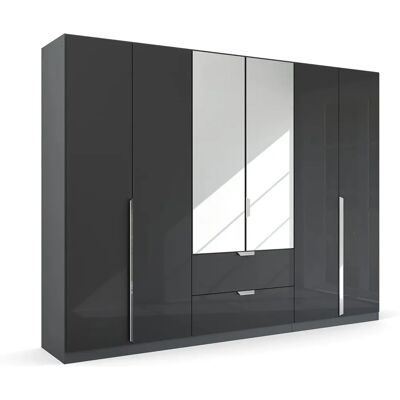 RAUCH Glamour Spin Drehtürenschrank - 6 Türen, 6 Einlegeböden, 3 Kleiderstangen RAUCH Glamour Spin Drehtürenschrank - 6 Türen, 6 Einlegeböden, 3 Kleiderstangen