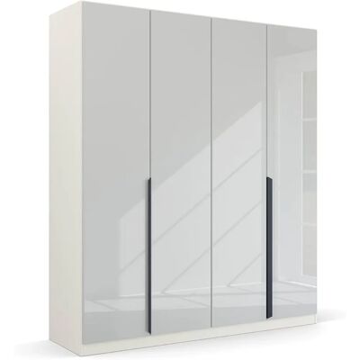 RAUCH Modern by Quadra Spin Kleiderschrank - Alpinweiß, Glas, 4 Türen RAUCH Modern by Quadra Spin Kleiderschrank - Alpinweiß, Glas, 4 Türen