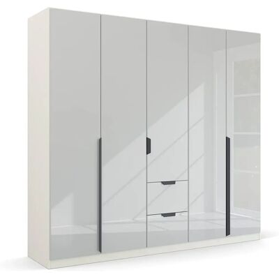 RAUCH Quadra Spin Weiß Glas Drehtürenschrank - Schrank RAUCH Quadra Spin Weiß Glas Drehtürenschrank - Schrank