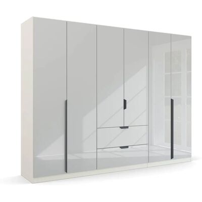 Rauch Modern by Quadra Spin Kleiderschrank - 6-türig, Alpinweiß, Kristallweiß Rauch Modern by Quadra Spin Kleiderschrank - 6-türig, Alpinweiß, Kristallweiß