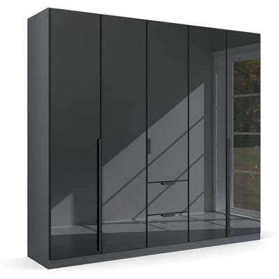 RAUCH Quadra Spin Drehtürenschrank - 5 Türen, 210cm H, 226cm B, 54cm T RAUCH Quadra Spin Drehtürenschrank - 5 Türen, 210cm H, 226cm B, 54cm T