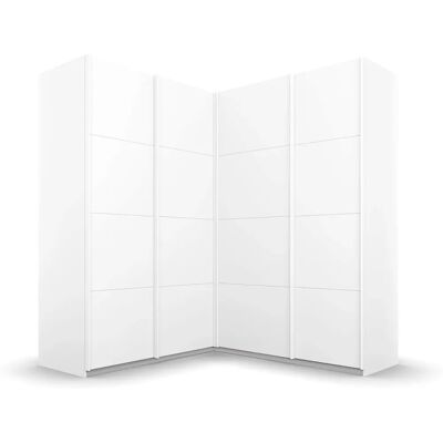 Rauch Quadra Kleiderschrank - 4 Türen, Alpinweiß, Eckschrank Rauch Quadra Kleiderschrank - 4 Türen, Alpinweiß, Eckschrank