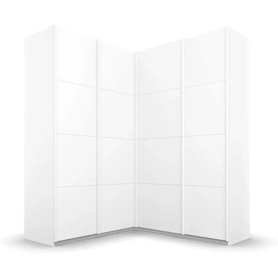 Rauch Quadra Weiß Kleiderschrank - Verstellbare Regale, Made in Germany - Schrank Rauch Quadra Weiß Kleiderschrank - Verstellbare Regale, Made in Germany - Schrank