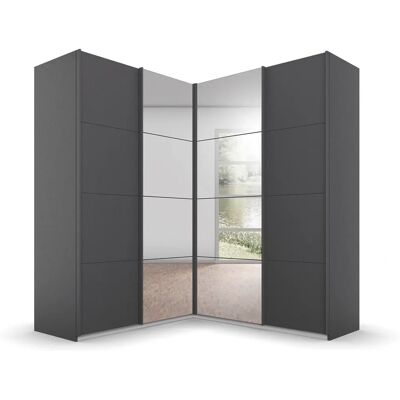RAUCH Quadra Schwebetürenschrank - 4-türig, Grau RAUCH Quadra Schwebetürenschrank - 4-türig, Grau