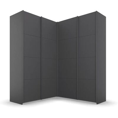 RAUCH Quadra Schwebetürenschrank - 4 Türen, 181x229x187cm, Grau RAUCH Quadra Schwebetürenschrank - 4 Türen, 181x229x187cm, Grau