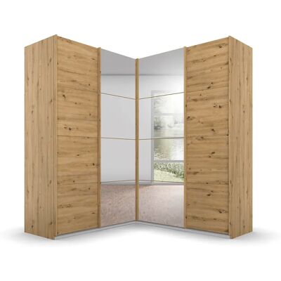 Rauch Quadra Kleiderschrank - 4-türig Eiche Artisan Eckschrank Rauch Quadra Kleiderschrank - 4-türig Eiche Artisan Eckschrank