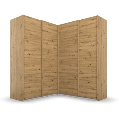 RAUCH Quadra Kleiderschrank - Eiche Artisan, 4-türig, Eckschrank RAUCH Quadra Kleiderschrank - Eiche Artisan, 4-türig, Eckschrank