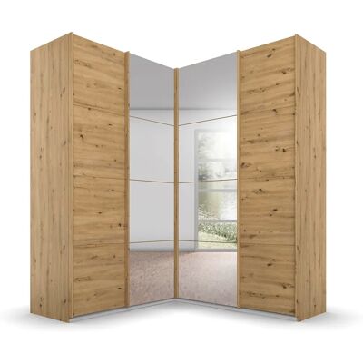 Schwebetürenschrank RAUCH "Quadra" - Eiche Artisan, 4-türig, 181cm breit Schwebetürenschrank RAUCH "Quadra" - Eiche Artisan, 4-türig, 181cm breit
