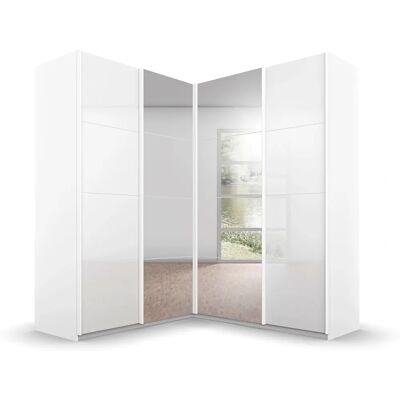 RAUCH Quadra Schiebetürenschrank - 4 Türen, 210cm Hoch, Made in Germany RAUCH Quadra Schiebetürenschrank - 4 Türen, 210cm Hoch, Made in Germany