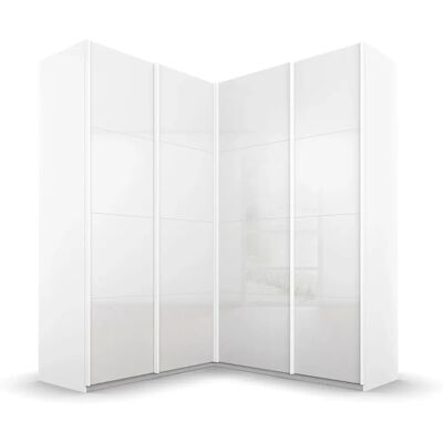 Rauch Quadra Eckschrank Weiß - 4 Türen, 181x229x187cm Rauch Quadra Eckschrank Weiß - 4 Türen, 181x229x187cm