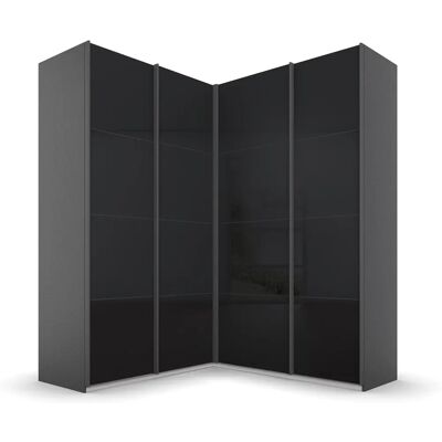 RAUCH Quadra Kleiderschrank - 4 Schiebetüren - Platzsparend - Kleiderschrank RAUCH Quadra Kleiderschrank - 4 Schiebetüren - Platzsparend - Kleiderschrank