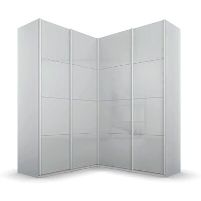 RAUCH Quadra Schrank - Eckschrank, 4-türig, Grau RAUCH Quadra Schrank - Eckschrank, 4-türig, Grau