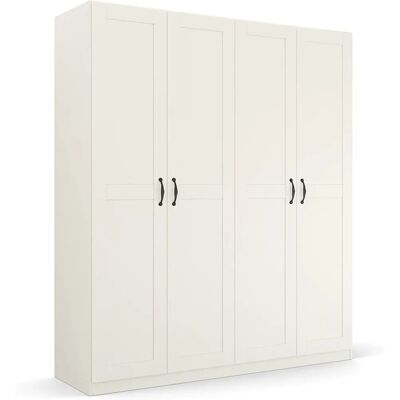 RAUCH Cottage Spin Kleiderschrank - 4-Türen, 210cm Hoch, Skandinavischer Landhausstil RAUCH Cottage Spin Kleiderschrank - 4-Türen, 210cm Hoch, Skandinavischer Landhausstil